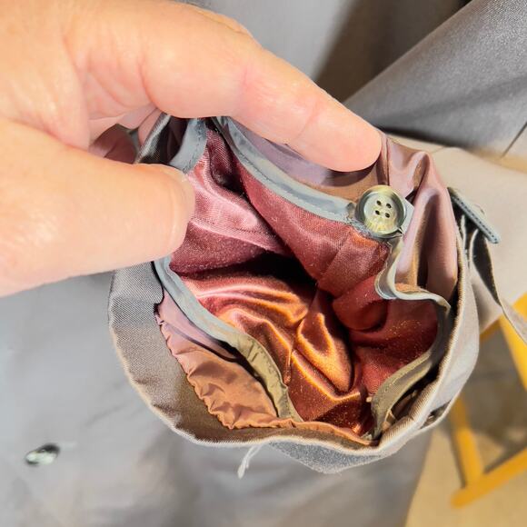 Stormport Trench Coat Men 42R ZipOut Lining Double Breast Cold Mild 2 Coats in 1 - Picture 5 of 16